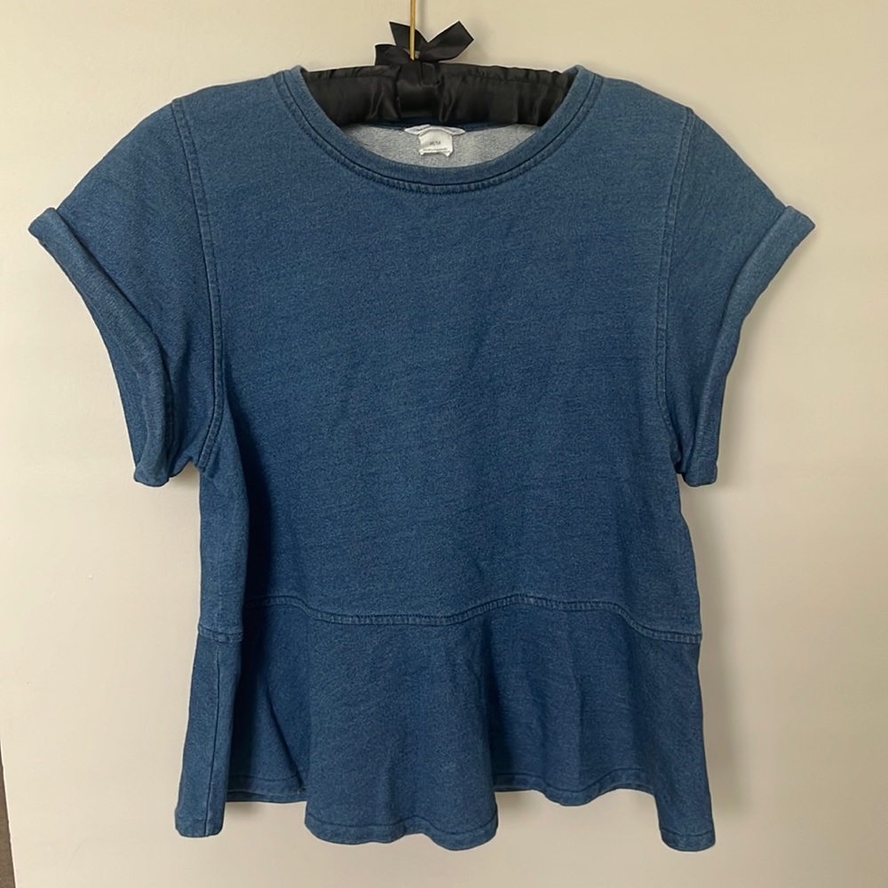 Club Monaco peplum top
